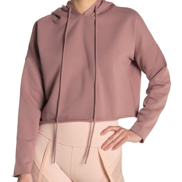 Alo Yoga Box Hoodie Smokey Quartz - Picture 6 of 8